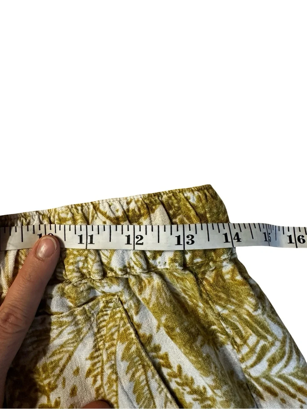 Anthropologie Pilcro Pants Linen Surf The Cottage XS Pull On Beach Boho Coastal